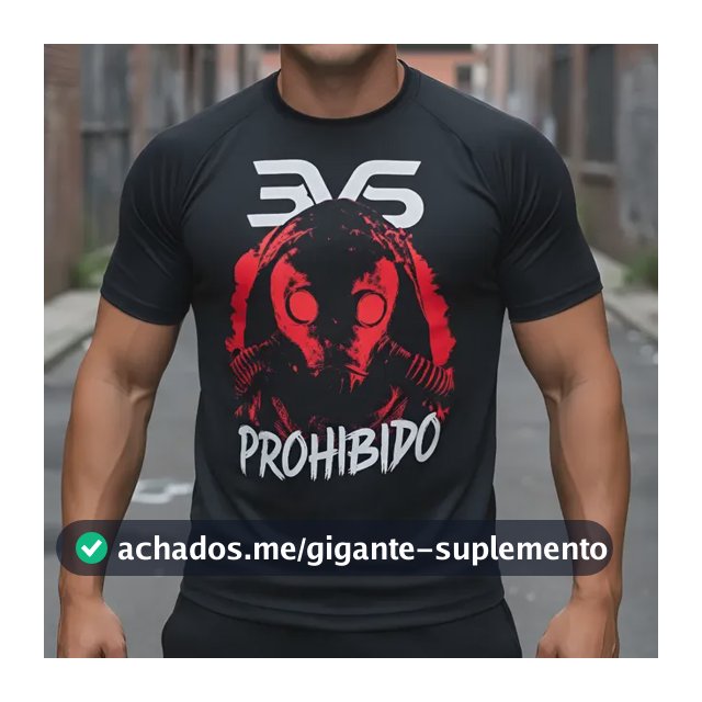 Camiseta Prohibido - Linha Fitness 3vs