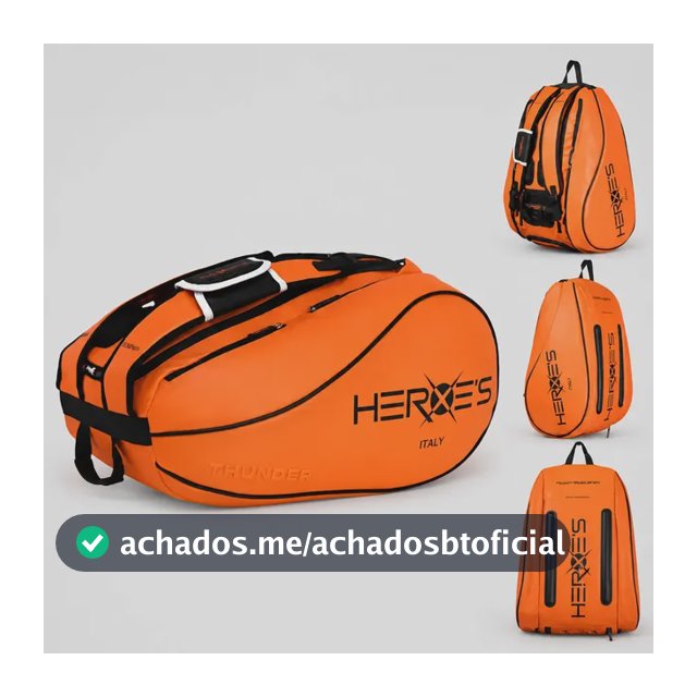 Raqueteira Beach Tennis Heroes Thunder Horizont 2025 Laranja