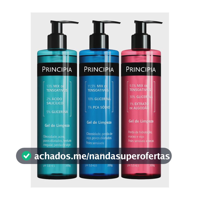 Principia Kit Trio Limpeza Facial Personalizada
