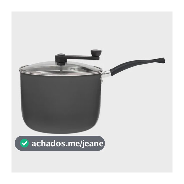 Pipoqueira Brinox Ceramic Life Rainbow Ø20cm 4,2 L Grafite