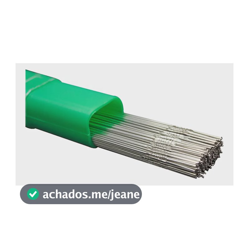 Vareta Solda TIG Inox Ômega ER 308L 2mm 1kg Aço Inoxidável