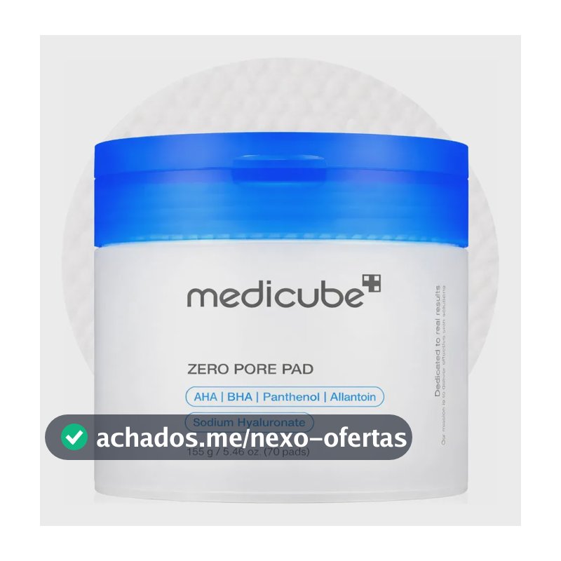 Medicube Zero Pore Pad 2.0 - 70 Almofadas Tônicas Faciais Momento de Aplicação Dia/Noite Tipo De Pele Todo Tipo De Pele