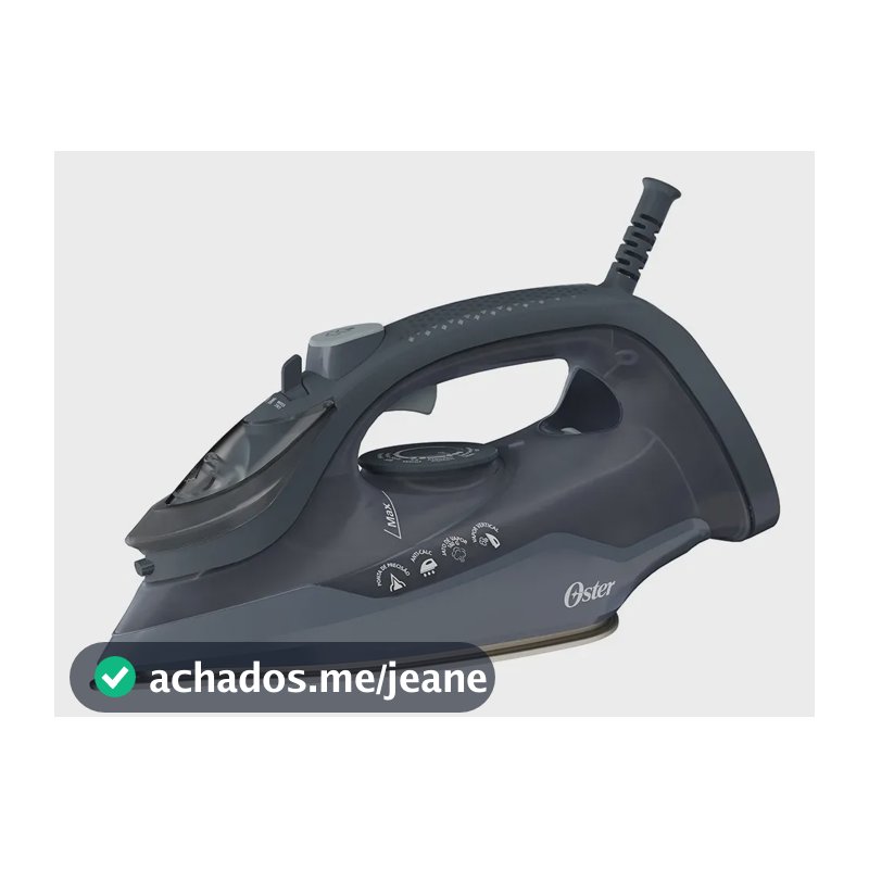 Oster Diamond Aeroceramic Ferro A Vapor Base Cerâmica Cinza-escuro