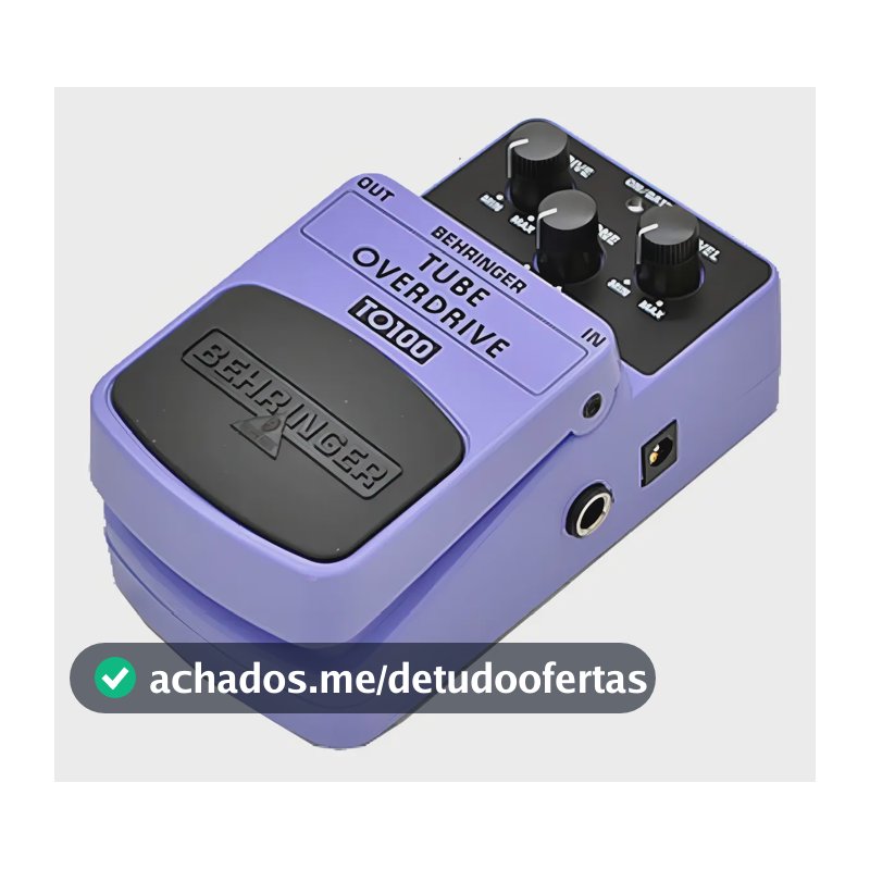 Pedal Guitarra Tube Overdrive To100 - Behringer