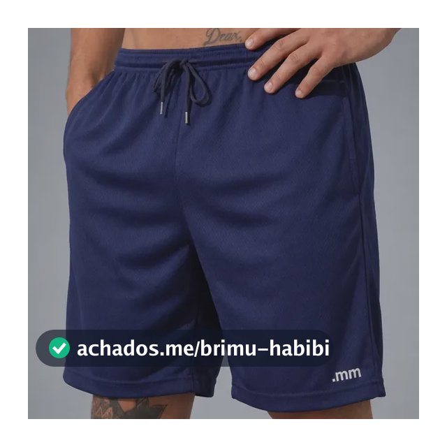 Bermuda Esportiva Masculina Futebol Short Treino Academia