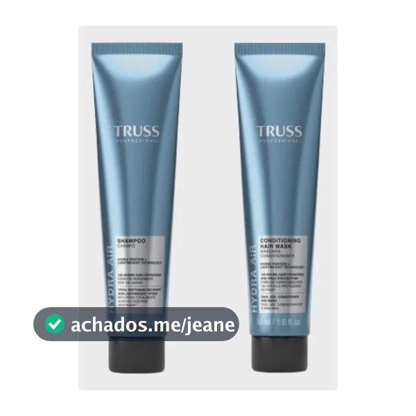 Kit Truss Hydra Air - Shampoo 50ml + Condmask Máscara Condic