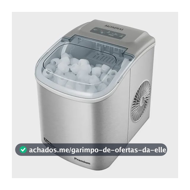 Máquina de Gelo Turbo Ice Premium, Mondial, 120W - MG-12-GI