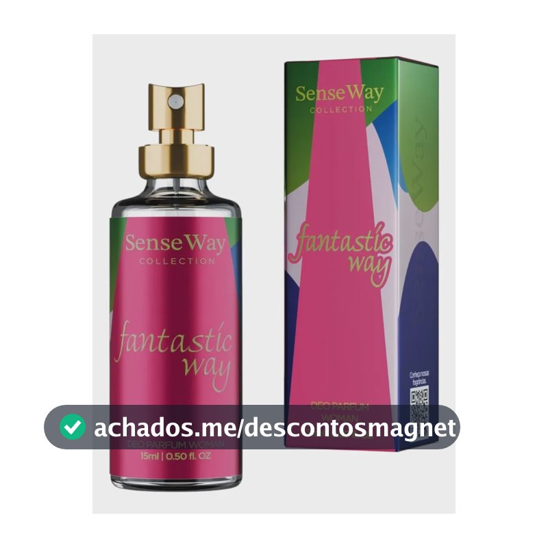 Perfume Deo Colônia Feminino Fantastic Way 15ml Frutado