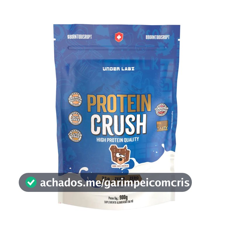 Proteína Under Labz Whey concentrado Crush em pó sabor chocobear x 900g