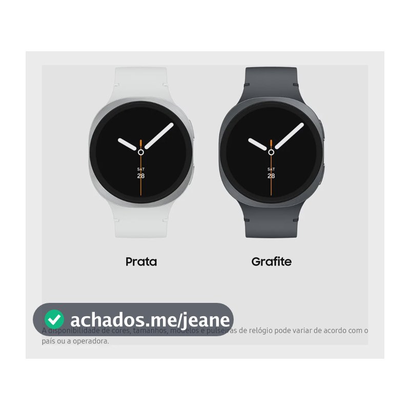 Samsung Galaxy Watch8 Smartwatch 44mm Lte, Galaxy Ai Preto Na Grafite