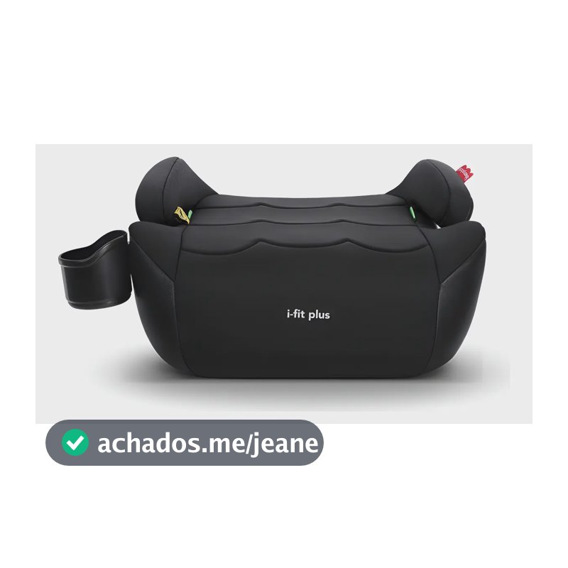Assento Booster I-fit Plus Preto Fisher-price- Bb730 Preto