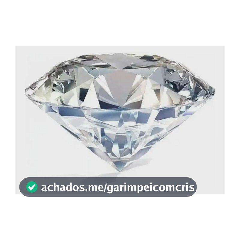 Diamante Cristal Grande  Transparente