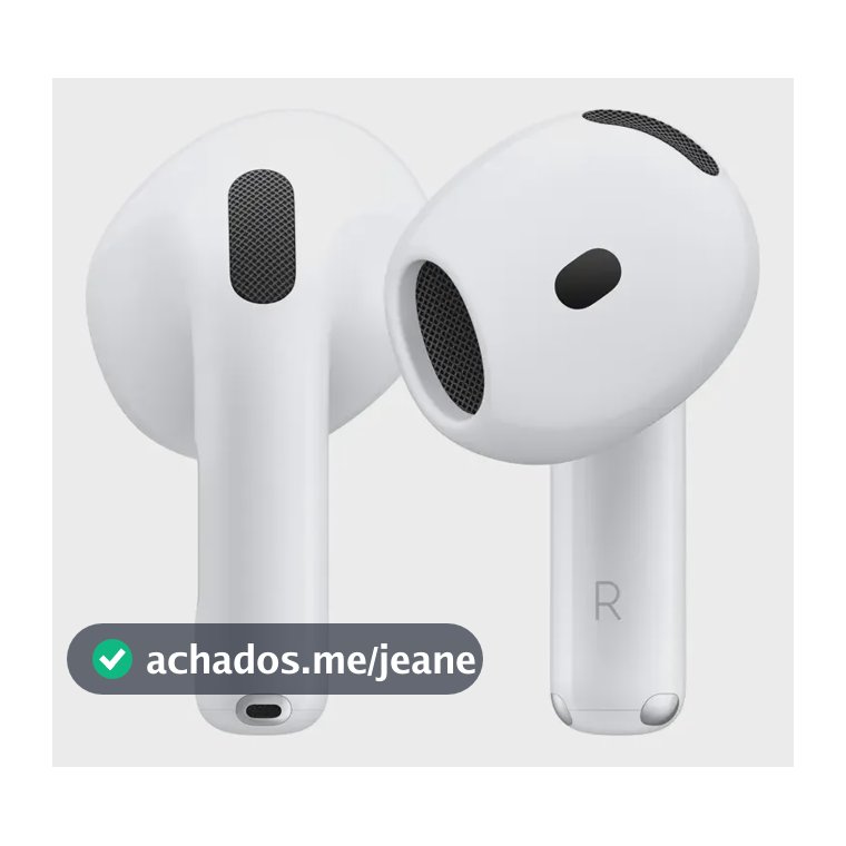 Apple AirPods 4 Sem Cancelamento Ativo De Ruído Branco