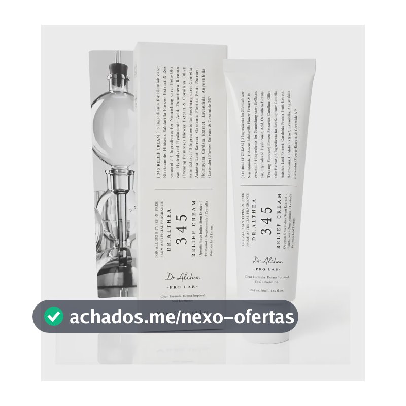 Dr Althea 345 Creme Facial Relief Cream 50ml Coreano