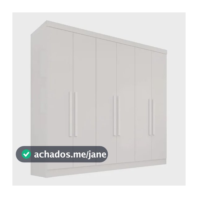 Guarda-roupa Casal 6 Portas 2 Gavetas França