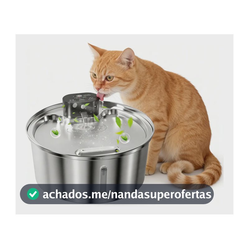 Sensor Sem Fio Bebedouro Fonte Para Gato Cão Newpet 3.2l