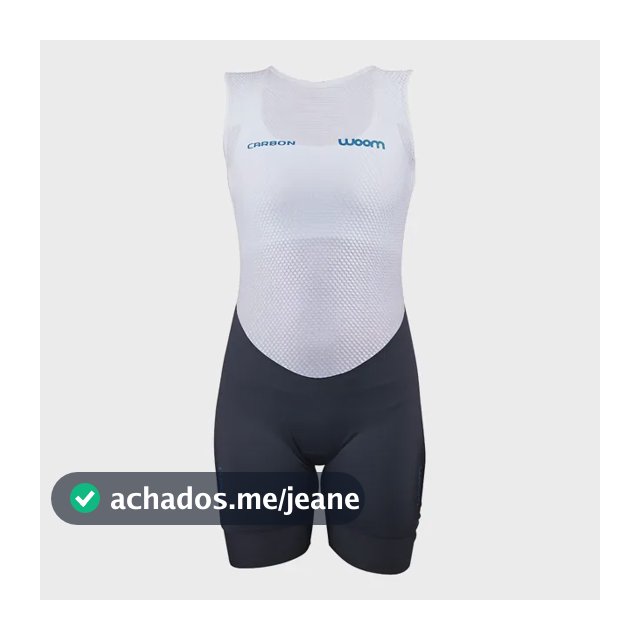 Macaquinho Triathlon Woom Carbon Exo Feminino