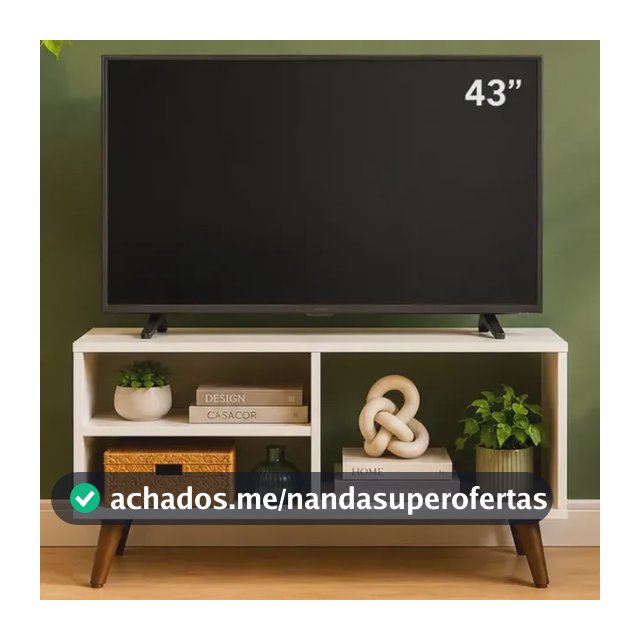 Rack Prateleira Bancada Sala Tv Pé Retro 90cm Aparador Apoio Tv Até 43 polegadas Pequeno Sala Quarto Canto Compacto Médio Estante Chão Vintage Horizontal Hack Móvel Nicho Home Televisão Decoração