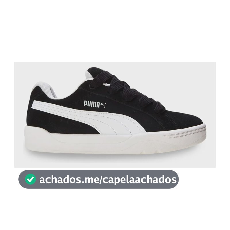 Tênis Masculino Park Lifestyle Easy Puma Puma Black-puma White Geométrico 38 Br