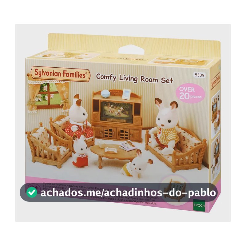 Sylvanian Families Conjunto Sala De Estar Confort Epoch 5339
