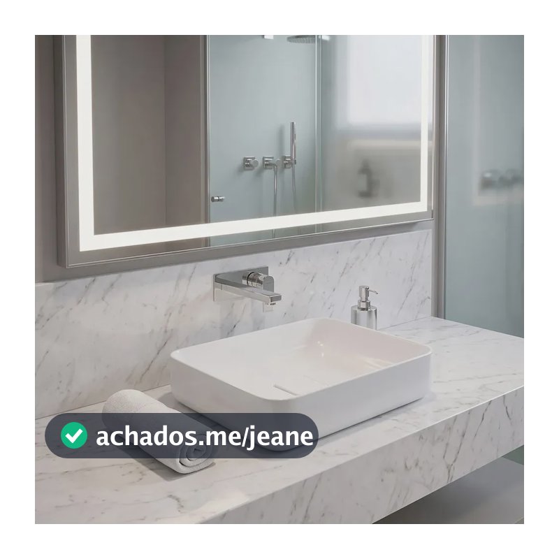 Cuba de Apoio Retangular Deca 30x40cm Branco Slim - L.13040.17