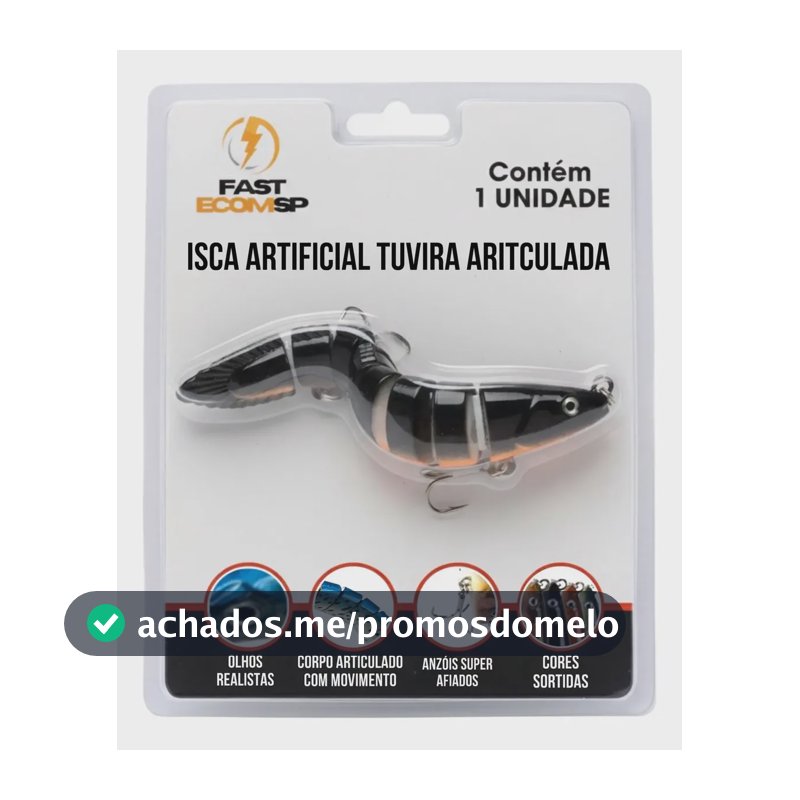 Isca Artificial Tuvira Articulada Tucunaré Dourado Pirarara  Varias