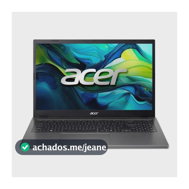 Notebook Acer Aspire Go 15 AG15-71P-5939 - Intel Core i5-13420H 13ª Geração • 8GB DDR5 • 256GB SSD NVMe • Tela 15,6' • Windows 11 Home