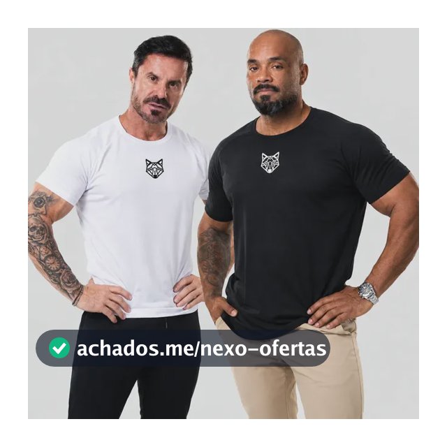 Kit 2 Camisetas Masculina Dry Fit Colmeia Alpha P M G Gg