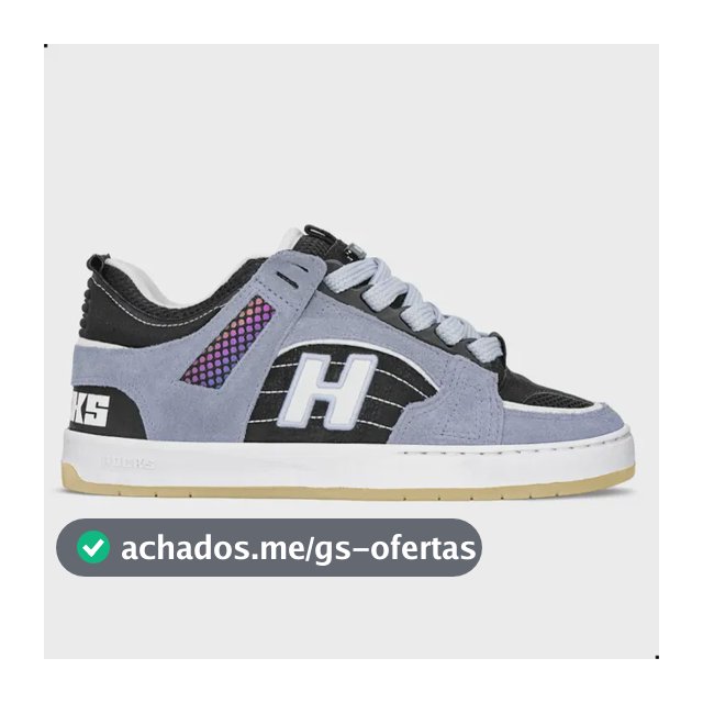 Tênis Hocks Bold Dark Lavanda Unissex | Cinza