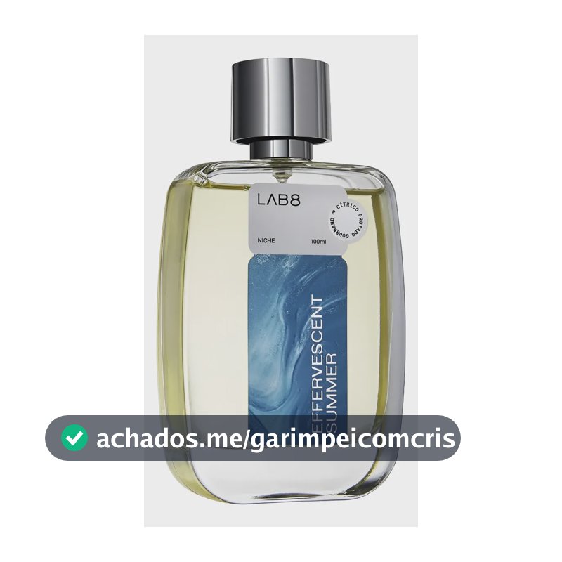Perfume Compartilhável Summer Effervescent 100 Ml - Lab 8 Niche
