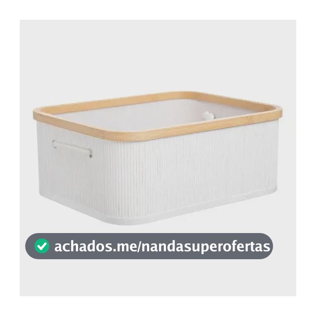 Cesto Organizador Home Style Burton 40cm X 33cm