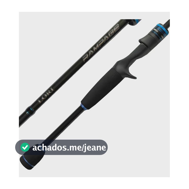 Vara Lori Rampage C1760mmf (6'0  10-17lb) Preto