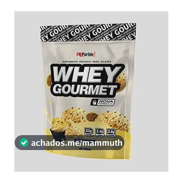 Whey Gourmet 900g Fn Forbis (best) Whey 25g Proteinas+brinde Sabor Mousse De Maracujá