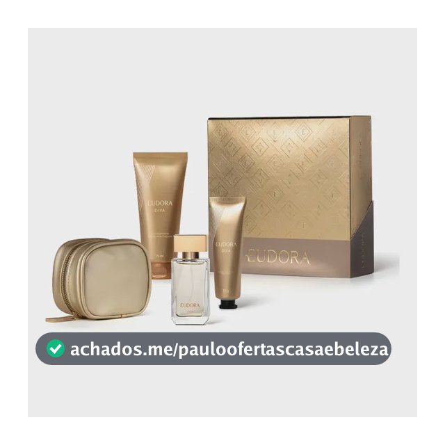 Kit Presente Eudora Diva Feminino 4 Produtos Original