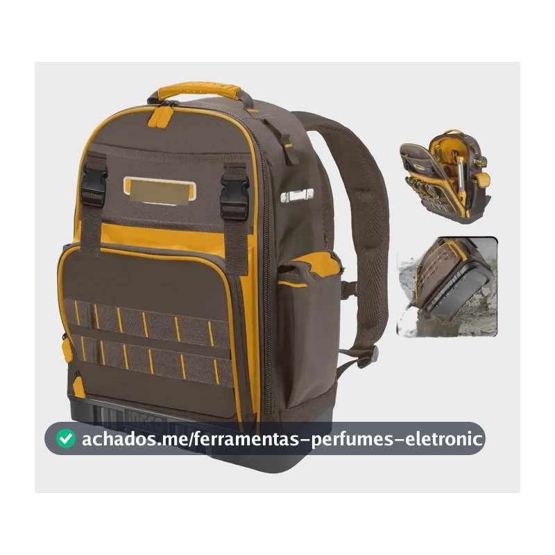 Mochila Ingco Tool 380x200x505mm Hbp0328 Marrom escuro