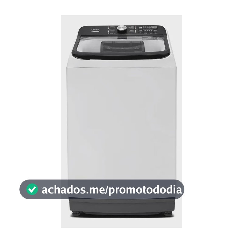 Lavadora De Roupas 15kg Branca Midea Wave