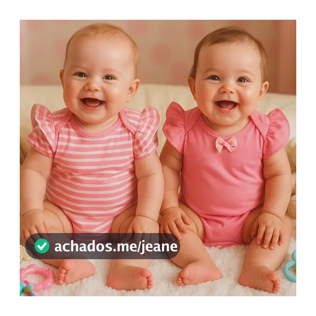 Kit 2 Body Bodies Bebê Menina 100% Algodão Verão 0 A 6 Meses