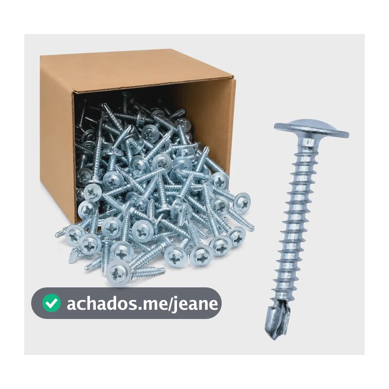 Parafuso Auto Brocante Flangeado Phillips 4,2x32 200un