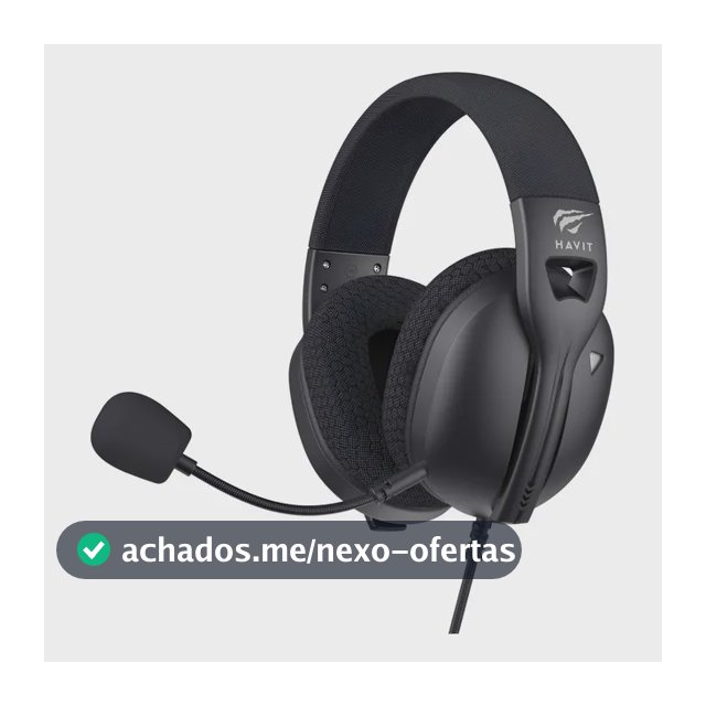 Headset Com Fio Havit Gamer Gamenote Fuxi-h5d Fuxi H5 Preto