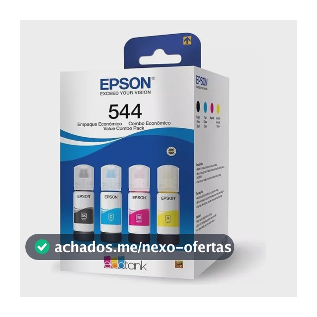 Kit 4 Tintas Para Epson T544 Original L3250 L3150 L3110 Diversas