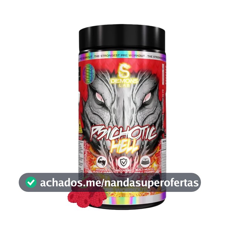 Suplemento Demons Lab en pó sabor frutas vermelhas x 300g