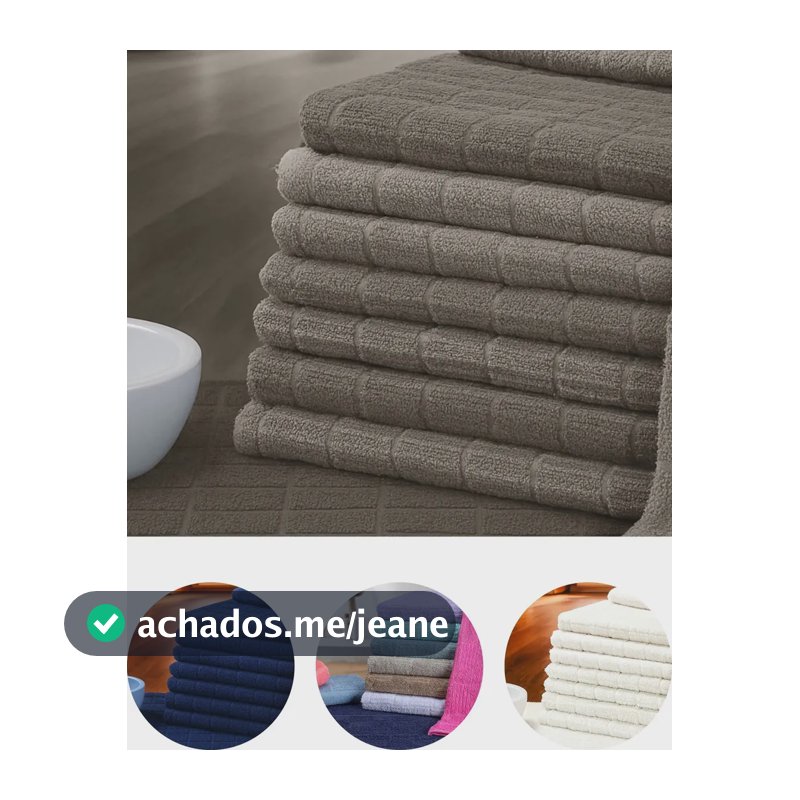 Kit 6 Toalha De Piso Banheiro 100% Algodão Tapetes Tapete Saída Box Pés Atoalhado Geométrico Jogo Banheiro Toalhas Macio Absorvente Lavável Hotel Sortido Marrom Chocolate - 44x65 cm - Renova Enxovais