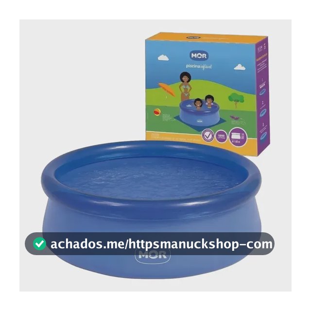 Piscina Mor Inflável 1000 Litros Splash Fun Azul - 1048