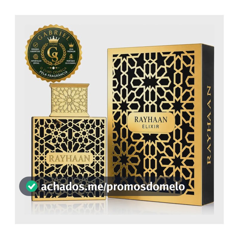 Perfume Árabe Rayhaan Elixir Eau De Parfum 100ml