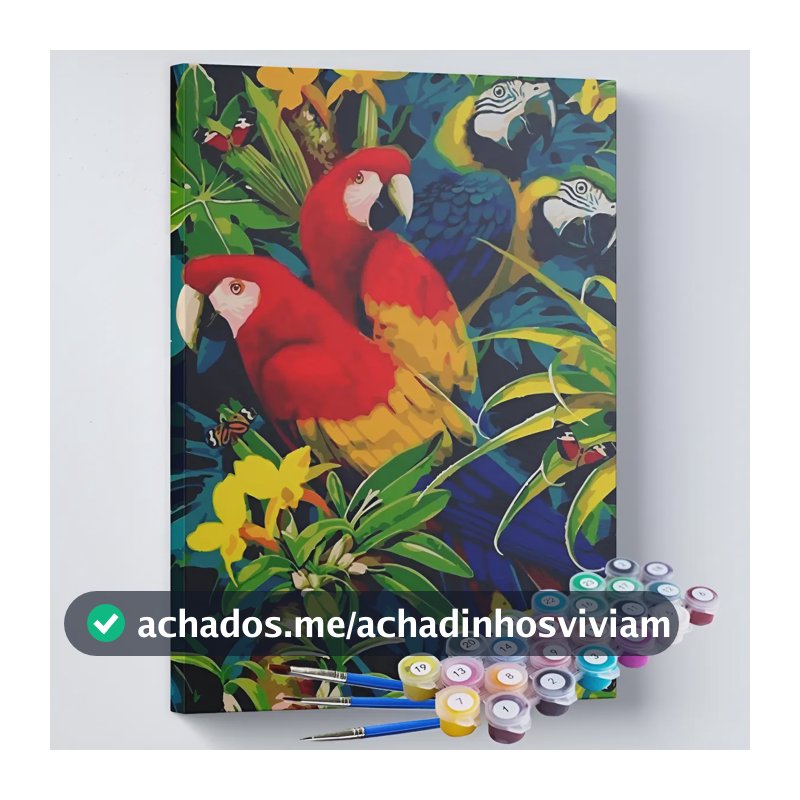 Kit Pintura Terapêutica - Araras