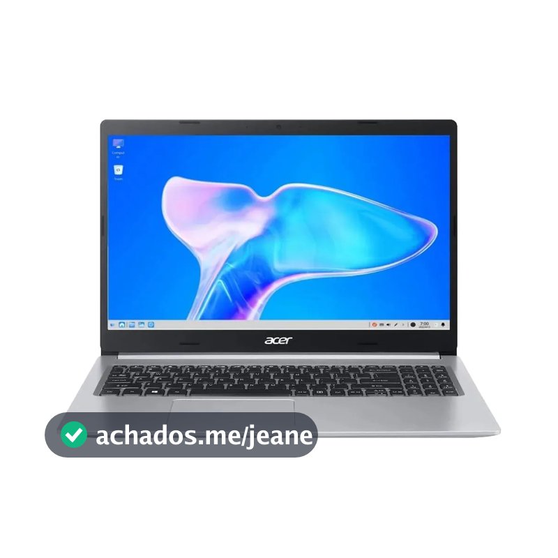 Notebook Acer Aspire 5 Ryzen 5 5500u Vega7 8gb Ram 256gb Ssd Cor Prata