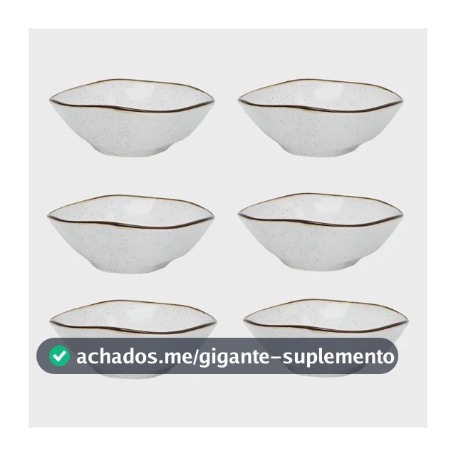 Jogo De 6 Tigelas 500ml Oxford Ryo Maresia