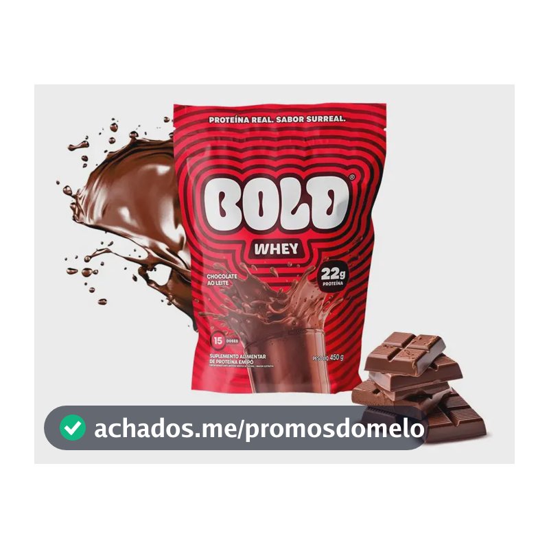 Bold Whey Chocolate Ao Leite 450g