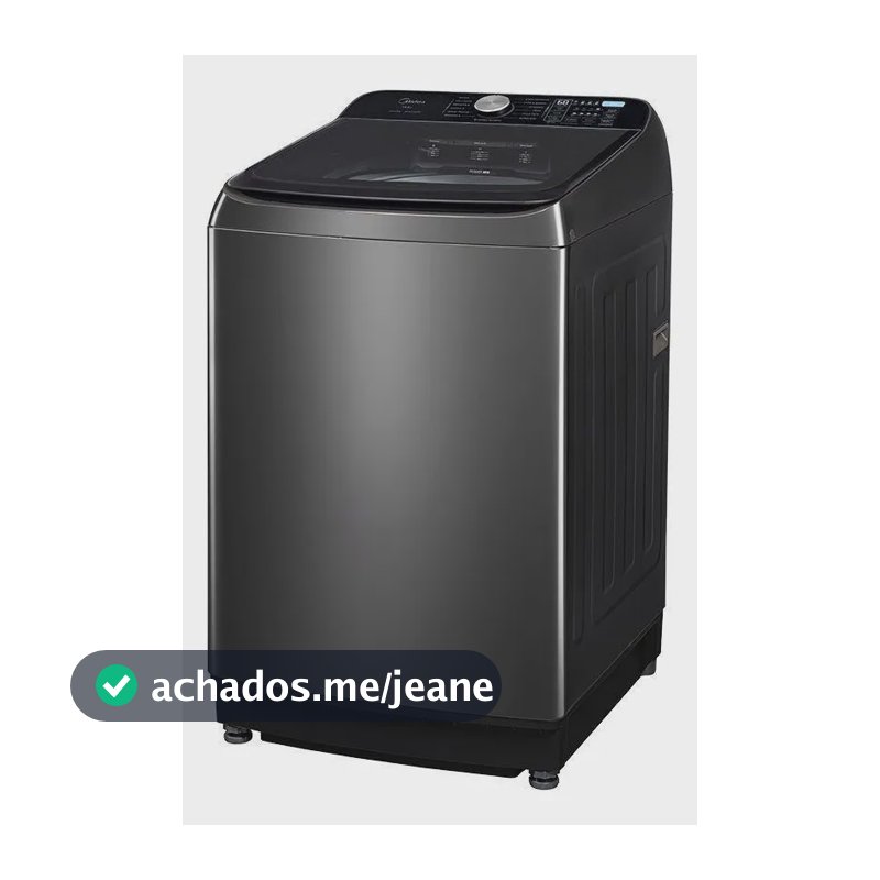 Lavadora De Roupas Midea 14,5 Kg Wave Impeller Titanium 220v 220v Preto