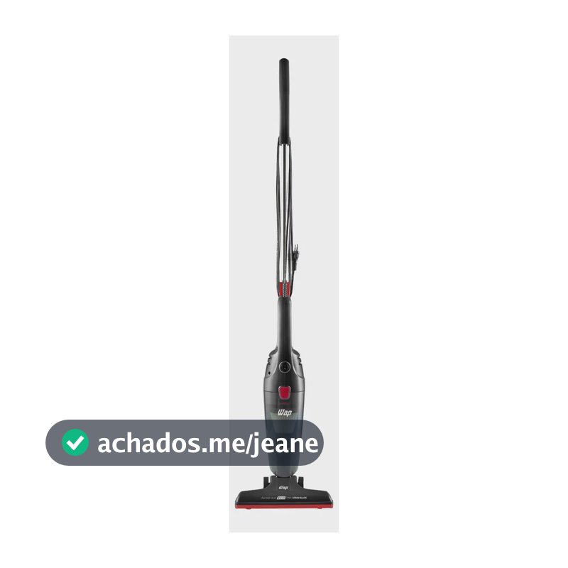 Aspirador de pó vertical 2 em 1 Wap High Speed Black cor vermelho e preto